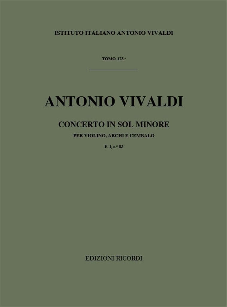 Concerto in sol minore (g minor)